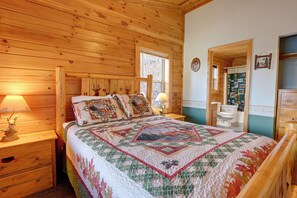 House (2 Bedrooms) | Interior - Cozy Deer Glen' Cabin w/ Private Hot Tub & Porch! (Bryson City)