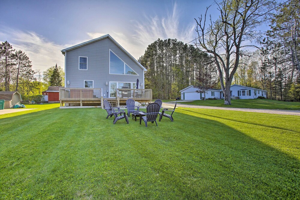 Home w/ Deck & Hot Tub - Lake Mitchell Views!