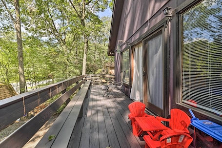 House (3 Bedrooms) | Interior. Walk to Lake: Game Room Getaway in Pocono Summit!