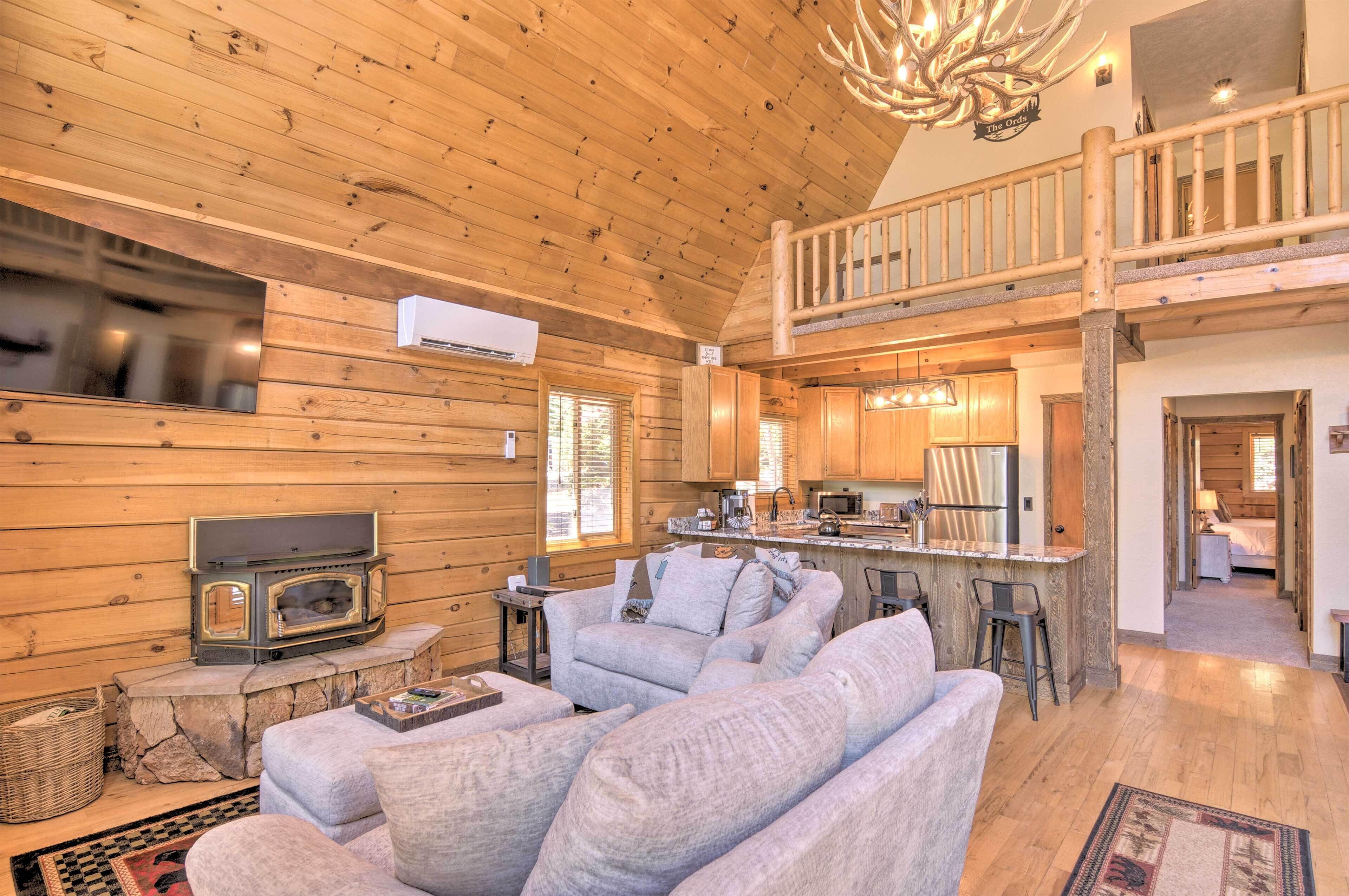 Newly Renovated A-frame Cabin w/ Fire Pit!