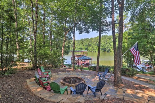 Lakefront Jacksons' Gap Home w/ Deck, Dock & Views
