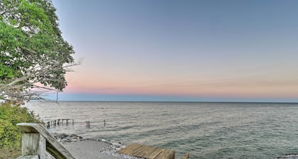 East Tawas Cabin w/ Lake Huron Access & Views