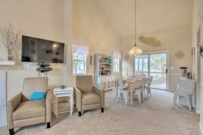 House (3 Bedrooms) | Interior - Pool Access, Deck & Grill: Ocean Pines Getaway (Berlin)
