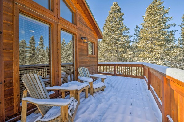 Terrace/patio - Fairplay House w/ Deck & Panoramic Nature Views! (Fairplay)