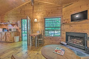 House (2 Bedrooms) | Interior - Pisgah Forest 'the Oak' Cabin w/ Deck by Creek (Barnardsville)