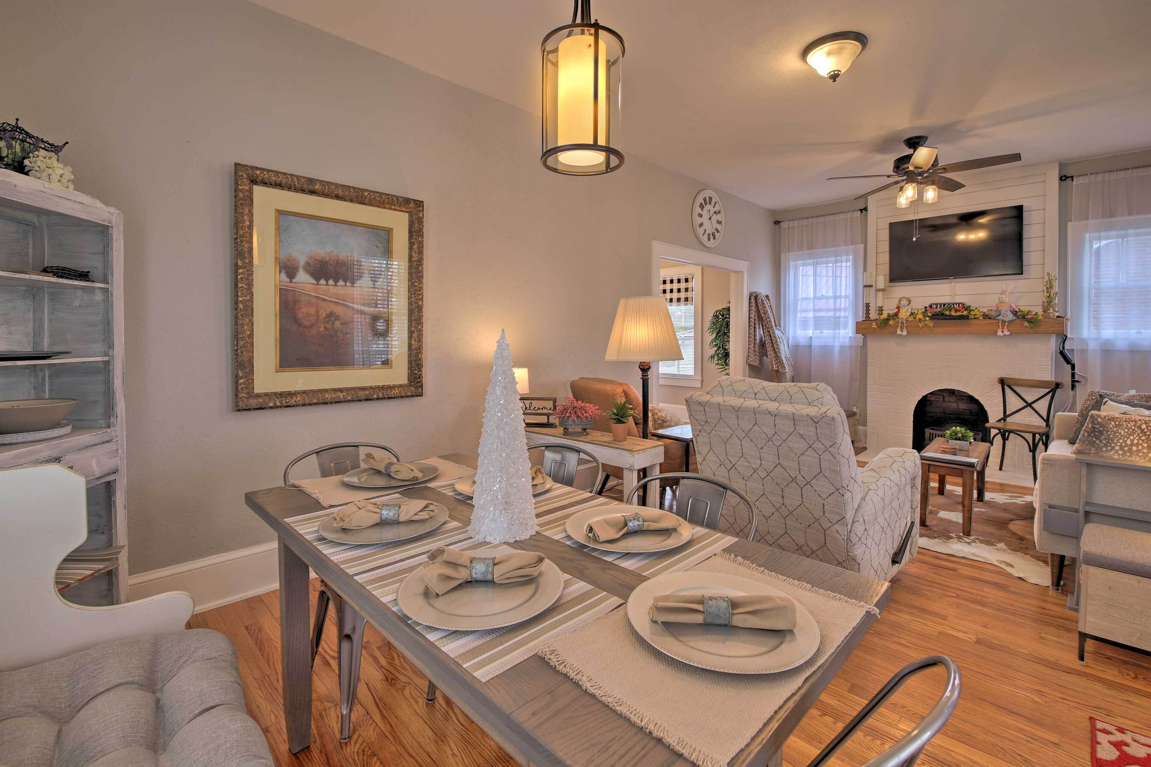 Modern, Sun-lit Retreat w/ Fire Pit & Yard!