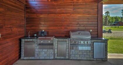 Trego Resort-style Cabin w/ Lake,trails & 40 Acres