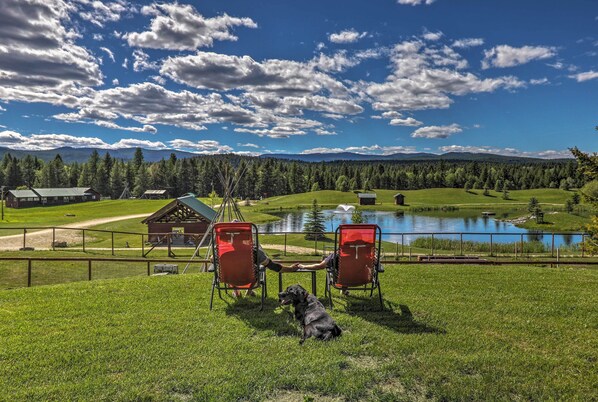 House (1 Bedroom) | Interior - Trego Resort-style Cabin w/ Lake,trails & 40 Acres (Trego)