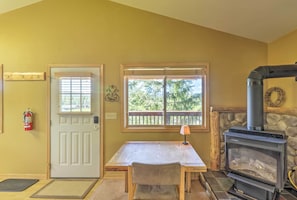 House (1 Bedroom) | Interior - Trego Resort-style Cabin w/ Lake,trails & 40 Acres (Trego)