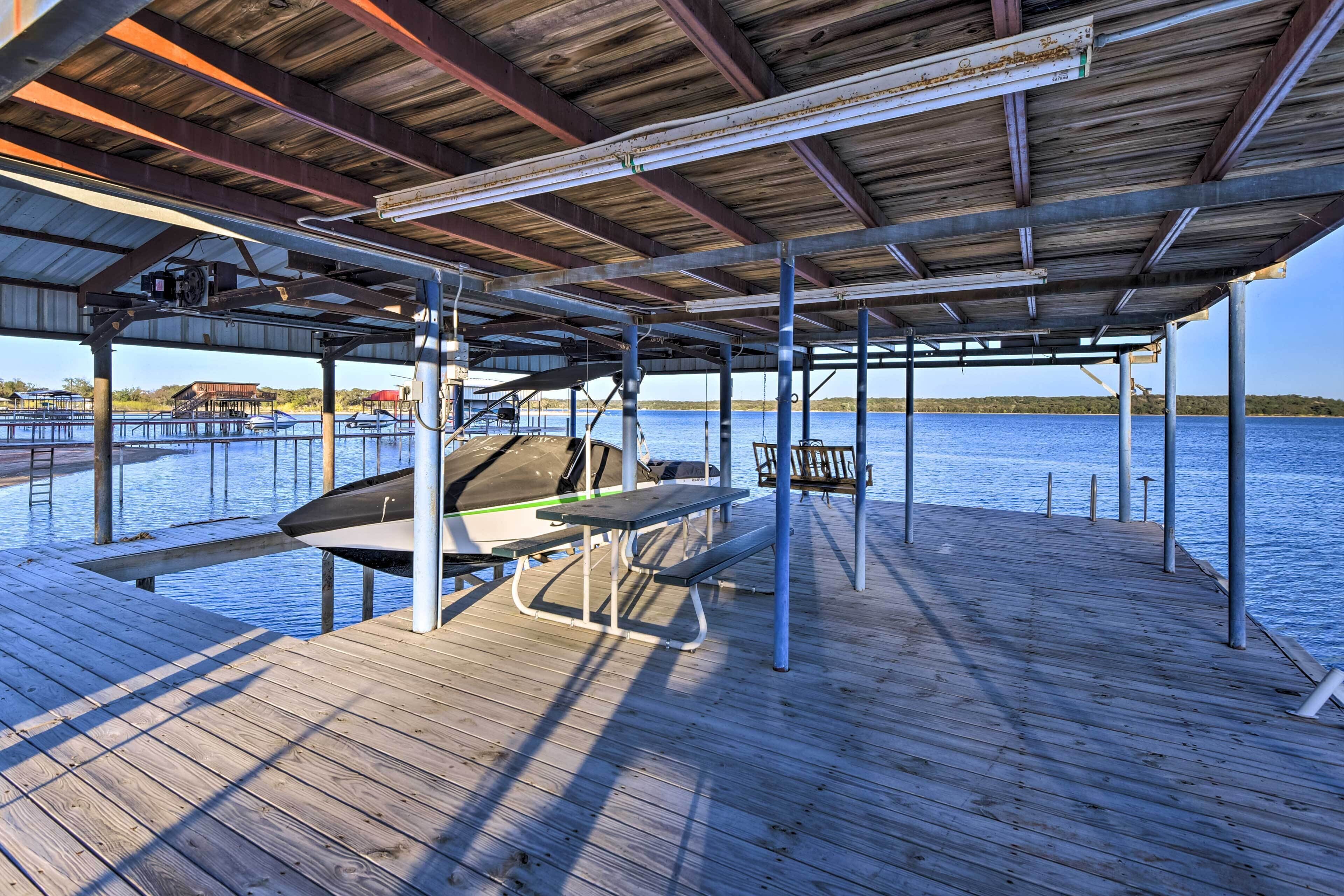 Lakefront Azle Home w/ Private Beach & Dock!