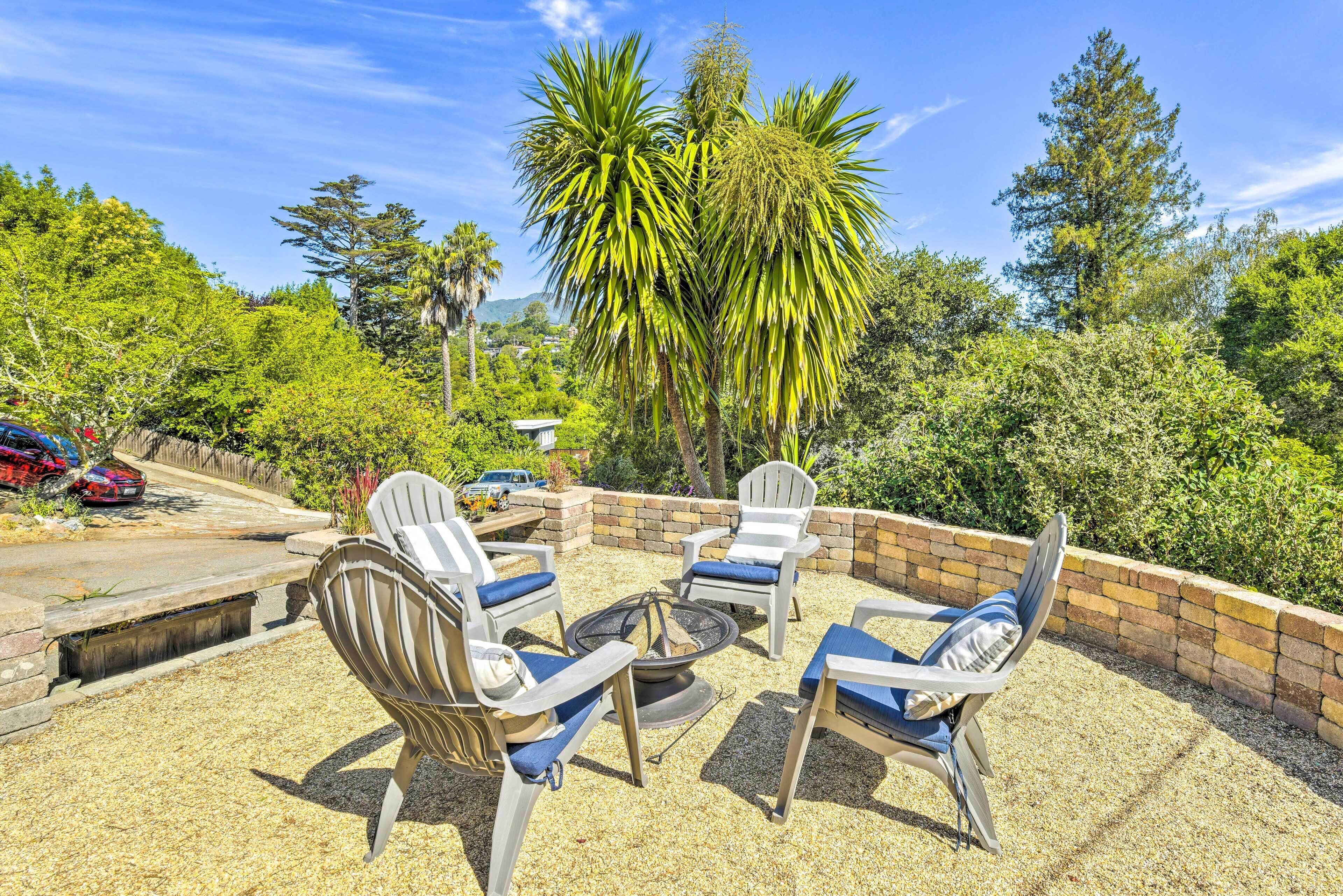 Sun-kissed Mill Valley Escape w/ Mtn Views!