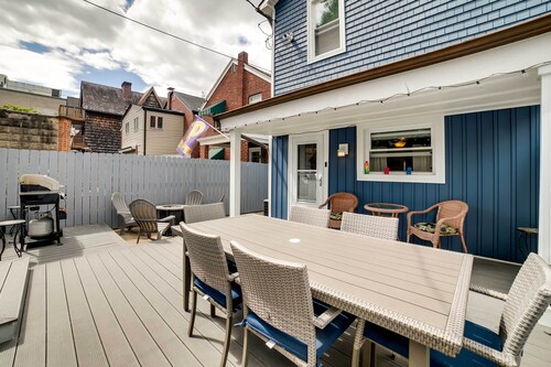 Walk to Walnut St: Shadyside House w/ Deck