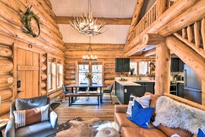 Interior - Remodeled Fairplay Log Cabin w/ Wood-burning Sauna (Fairplay)