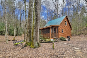 Apartment (0 Bedroom) | Interior - Peaceful Mountain City Cabin w/ Porch & Fire Pit (Mountain City)