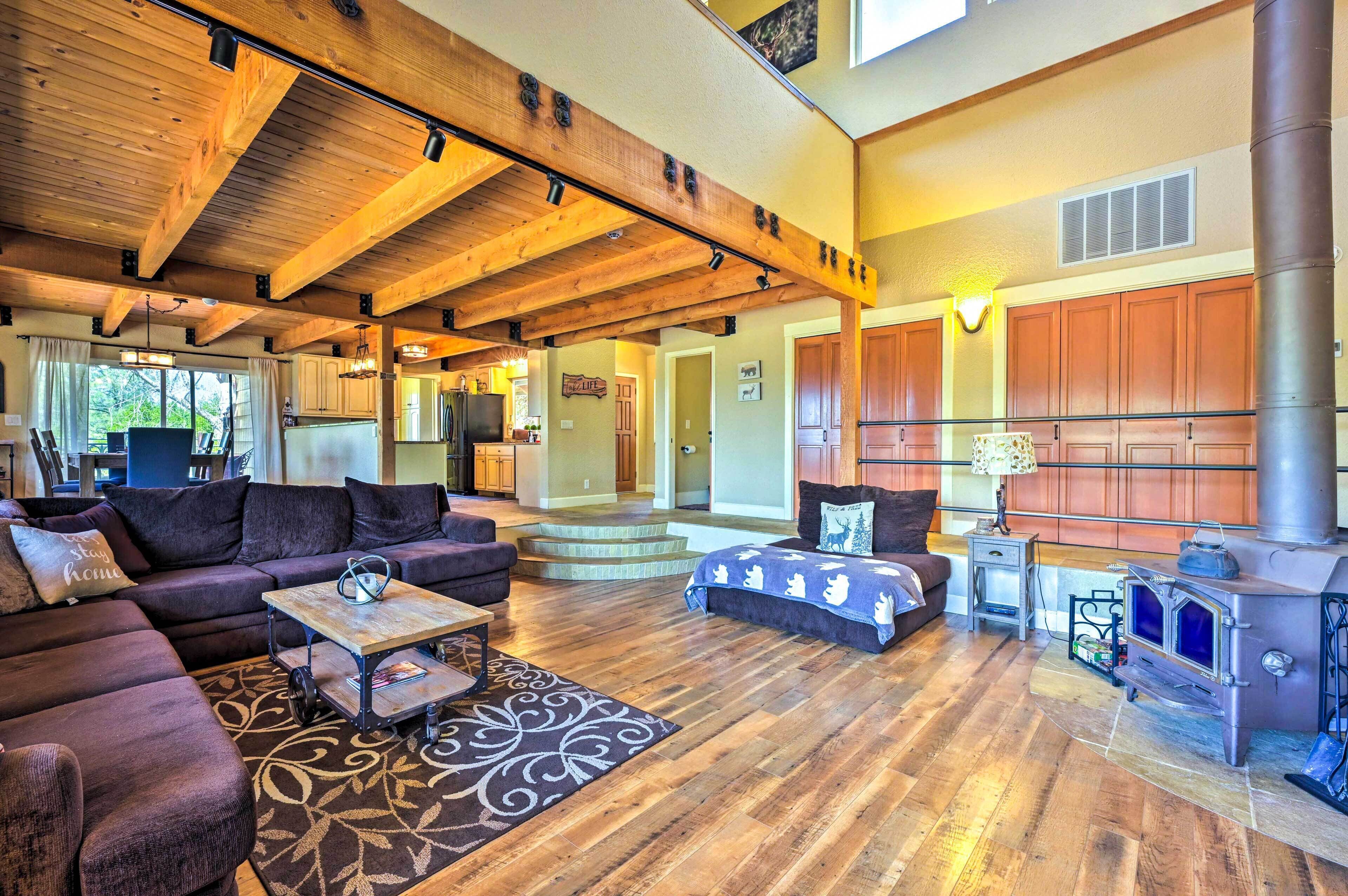 Secluded Home in Natl Forest w/ Fire Pit!