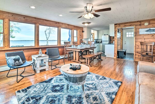 Cottage (2 Bedrooms) | Interior - Houghton Lake Cottage w/ New Private Deck! (Prudenville)