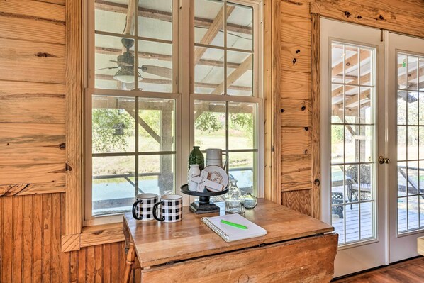 House (0 Bedroom) | Interior - Idyllic Cabin w/ Fire Pit, Kayak On-site! (Bells)