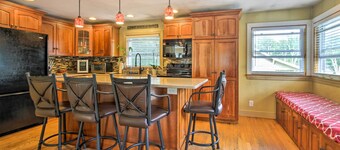 Walk to Beach: Maine Home w/ Hot Tub & Deck!