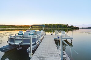 House (2 Bedrooms) | Interior - Patio, Views & Hot Tub: Quiet Lakeside Cabin (Grantsburg)