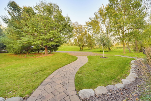 House (2 Bedrooms) | Interior - Patio, Views & Hot Tub: Quiet Lakeside Cabin (Grantsburg)