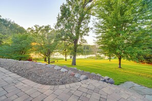 House (2 Bedrooms) | Interior - Patio, Views & Hot Tub: Quiet Lakeside Cabin (Grantsburg)