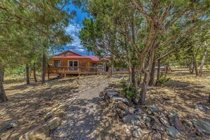 House (3 Bedrooms) | Interior - Rustic Alto Cabin w/ Hot Tub, Deck & Fireplace! (Alto)