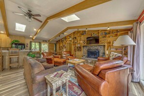 House (3 Bedrooms) | Interior - Rustic Alto Cabin w/ Hot Tub, Deck & Fireplace! (Alto)