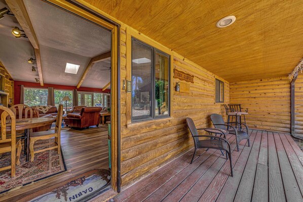 House (3 Bedrooms) | Interior - Rustic Alto Cabin w/ Hot Tub, Deck & Fireplace! (Alto)