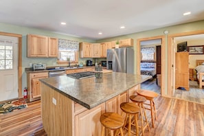 Ferienhaus (2 Bedrooms) | Eigene Küche | Mikrowelle, Ofen, Herdplatte, Geschirrspüler