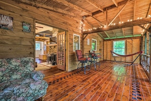 House (1 Bedroom) | Interior - Trails & Creek On-site: Tranquil Greentown Cabin (Greentown)