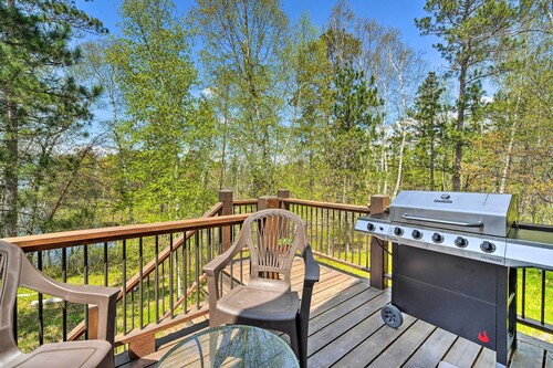Fire Pit + Sauna: Waterfront Escape in Crosslake!