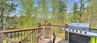 Fire Pit + Sauna: Waterfront Escape in Crosslake!