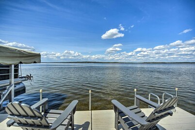 Fire Pit + Suana: Waterfront Escape in Crosslake!