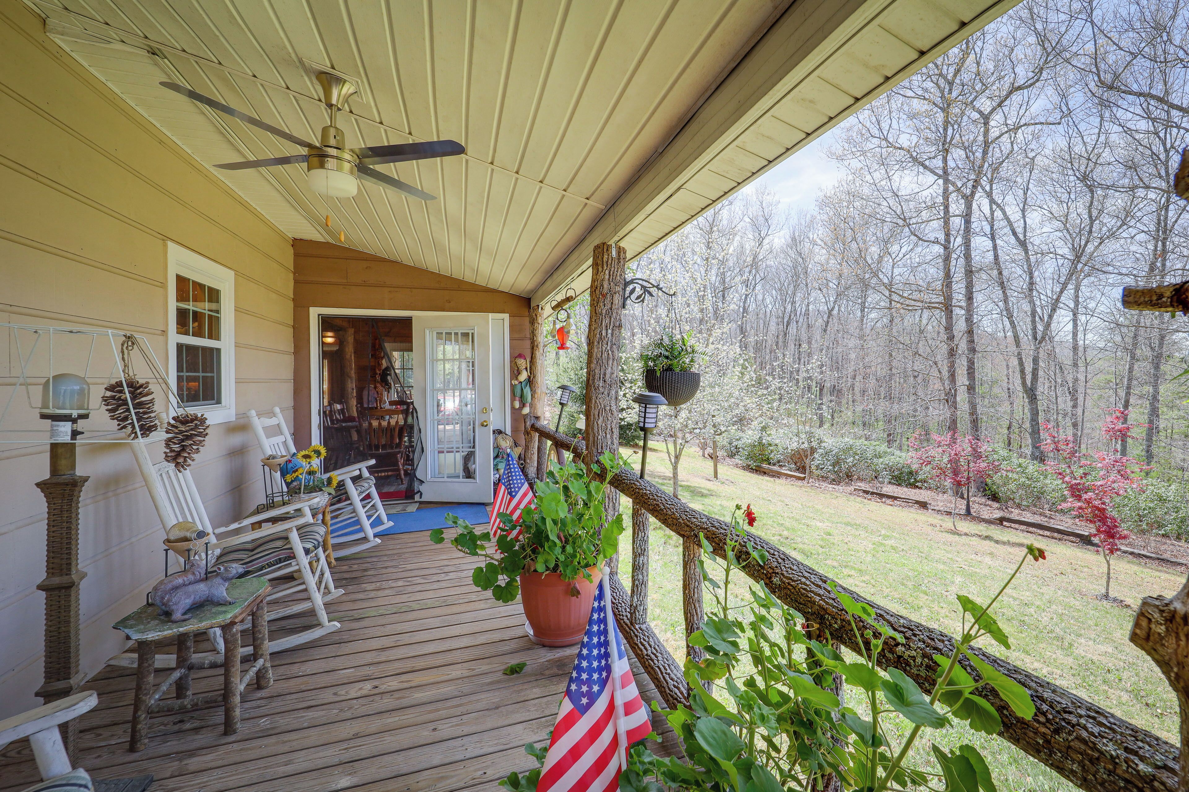 North Carolina Getaway w/ Covered Porches & Patio