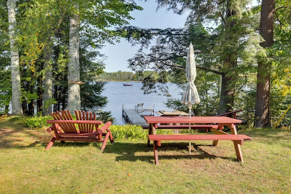 House (2 Bedrooms) | Interior - Cozy Lakefront Cabin w/ Indoor Gas Fireplace! (Mercer)