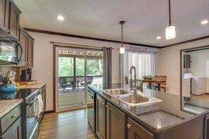 Ferienhaus (3 Bedrooms) | Eigene Küche | Mikrowelle, Ofen, Herdplatte, Geschirrspüler