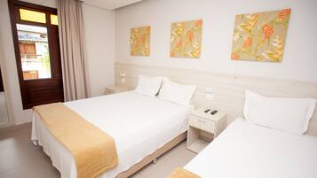 Familieværelse | Allergivenligt sengetøj, minibar, individuel indretning, gratis Wi-Fi