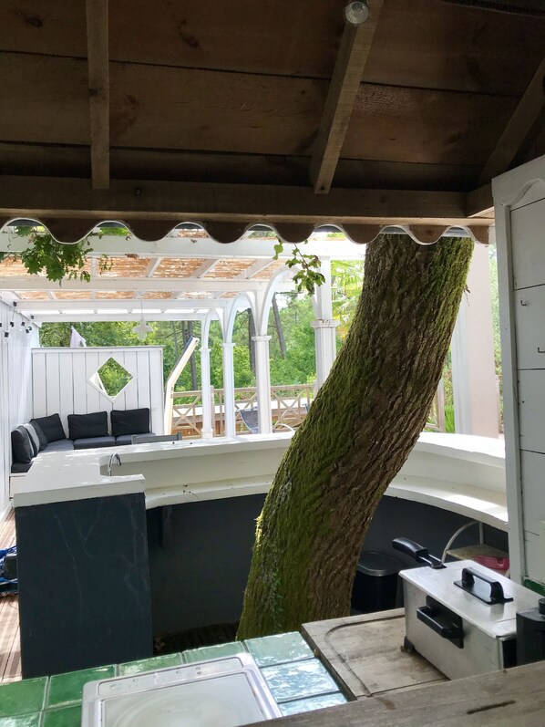 Enceinte de l’hébergement