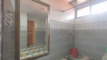 Dusche, Handtücher, Seife