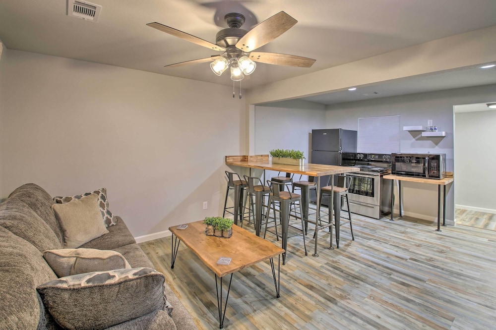 Bright Cabin w/ Spacious Deck and Fire Pit!