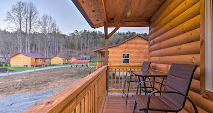 Fire Pit: Cozy Bryson City Cabin on Tuck River