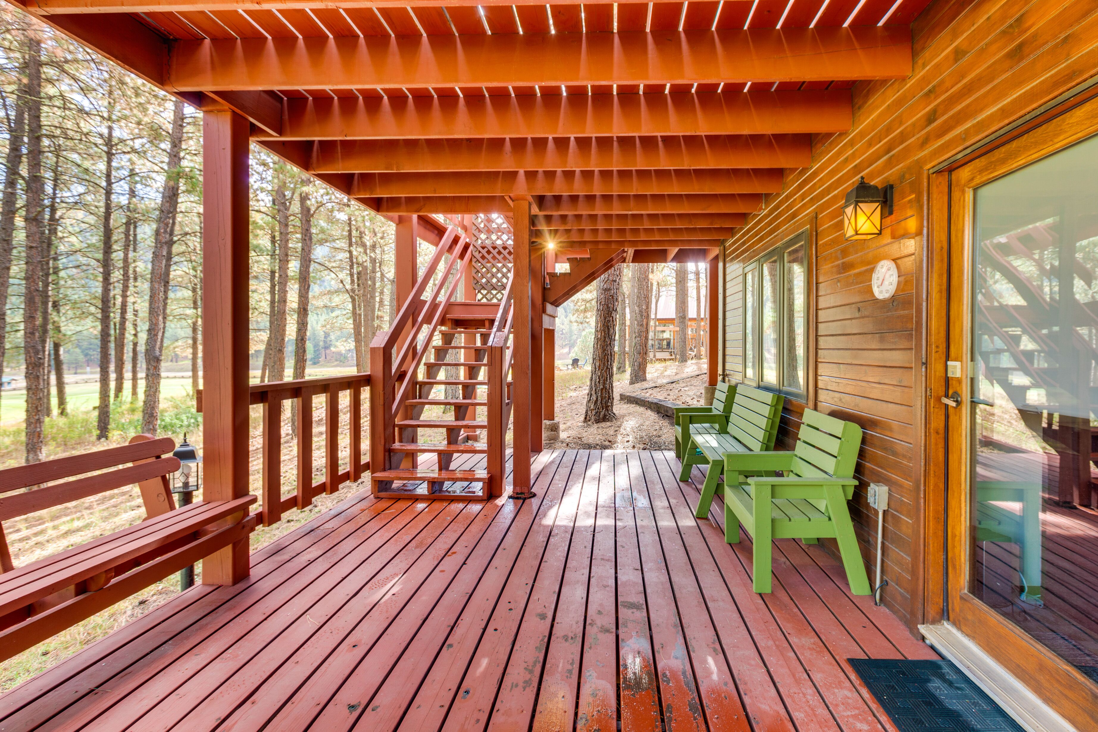 Cozy Angel Fire Escape w/ Golf Course Views!