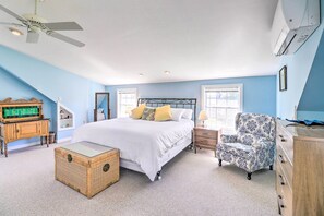 2 bedrooms, iron/ironing board, free cribs/infant beds, bed sheets