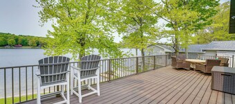 Family Home on Crystal Lake w/ Private Beach!