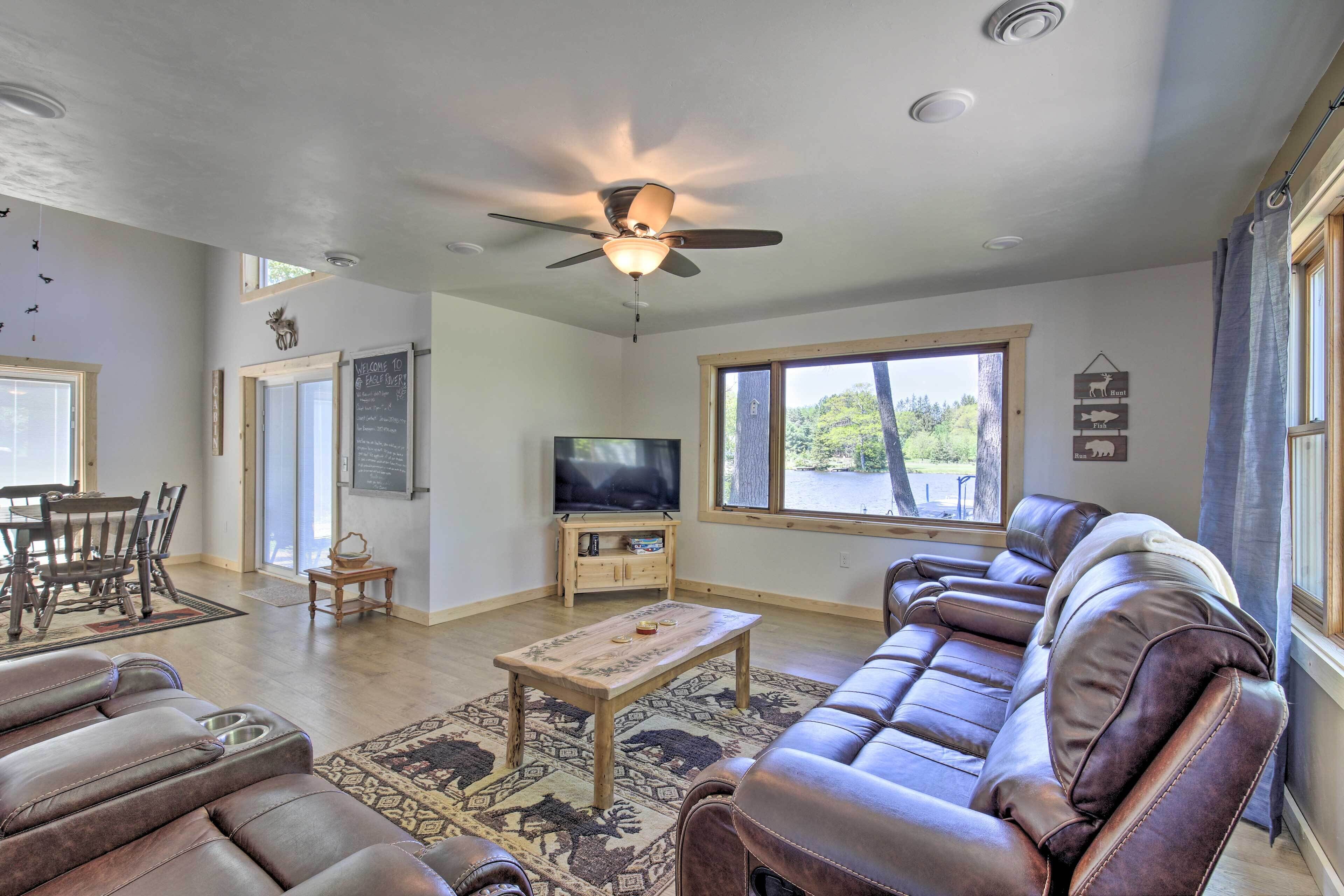 Lakefront Retreat w/ Patio, Grill + Boat Dock!