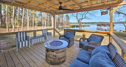 Lakefront Daingerfield Retreat w/ Shared Dock!