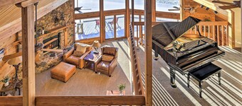 小屋，帶室內游泳池，位於魔鬼湖公園旁