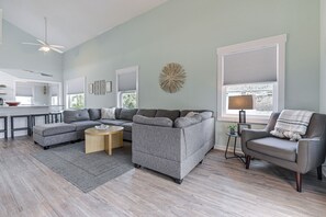 House (4 Bedrooms) | Interior - Oak Island Home w/ Pool: Walk to Long Beach! (Oak Island)