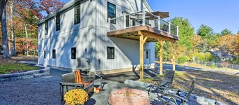 Modern Mohican Lake Abode w/ Fire Pit & Views