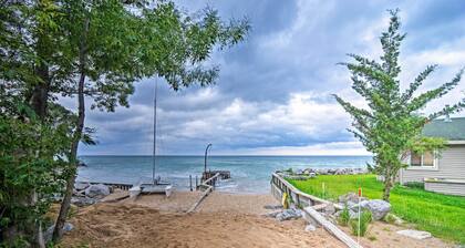 Lake Huron House w/ Grill + Beach Access!